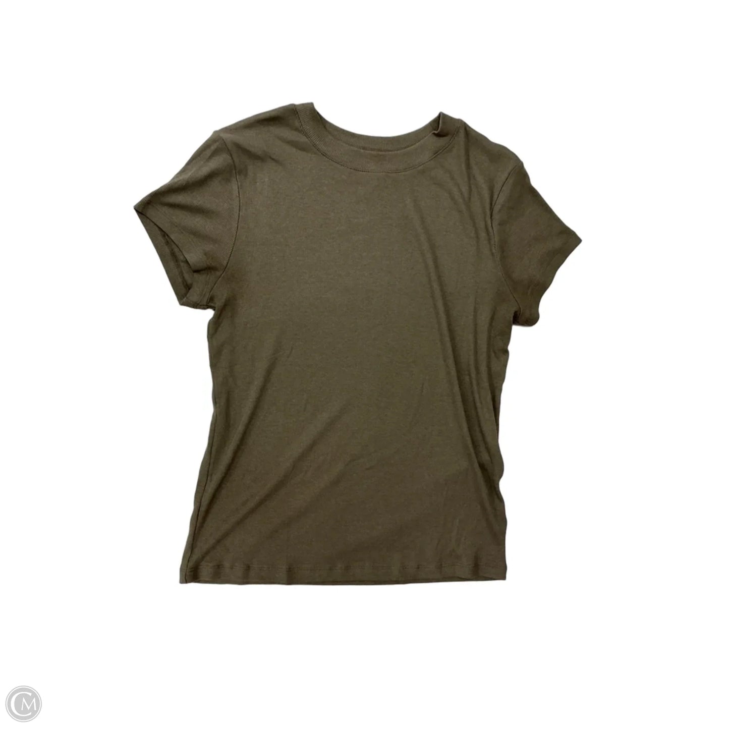 Top Short Sleeve Basic By A New Day In Brown, Size: L