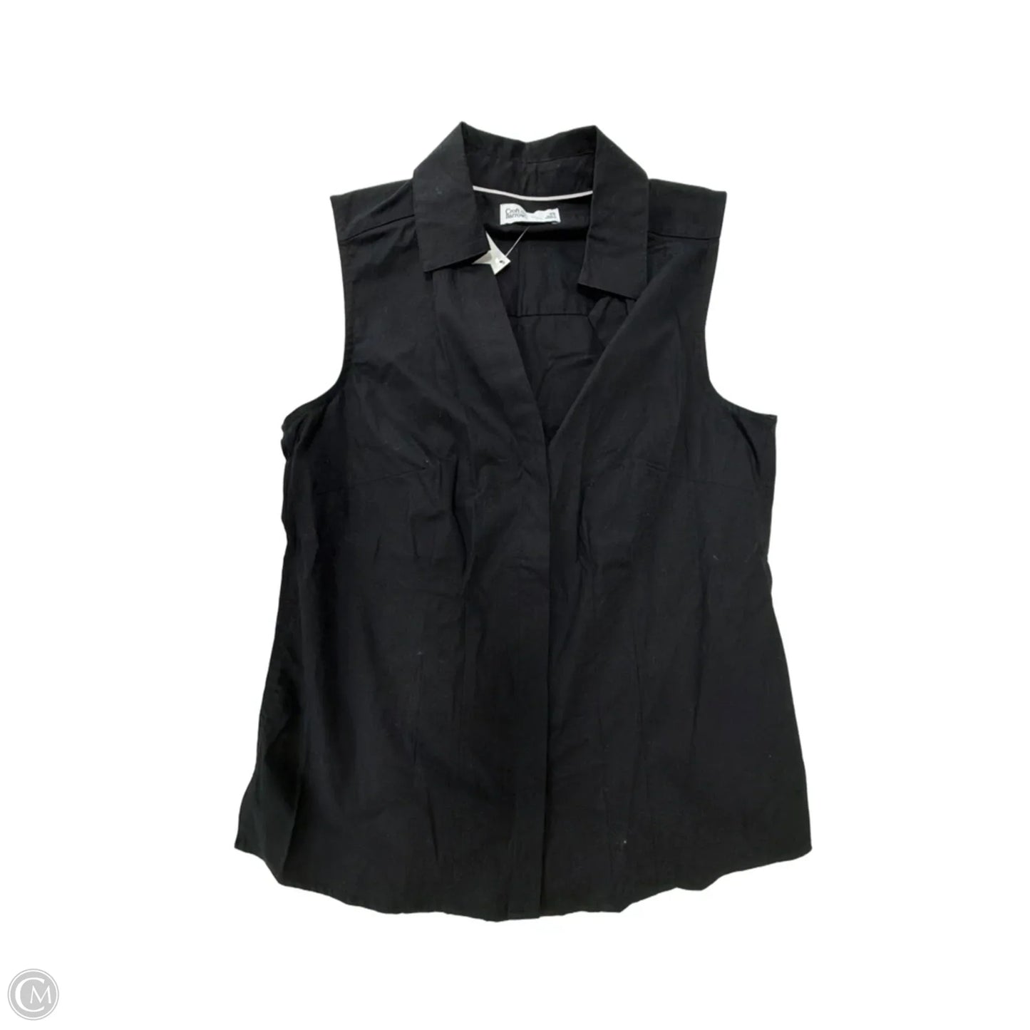 Top Sleeveless By Croft And Barrow In Black, Size: Xs