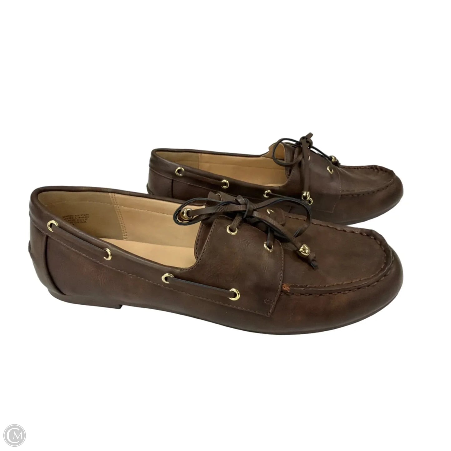 Shoes Flats By Loft In Brown, Size: 9