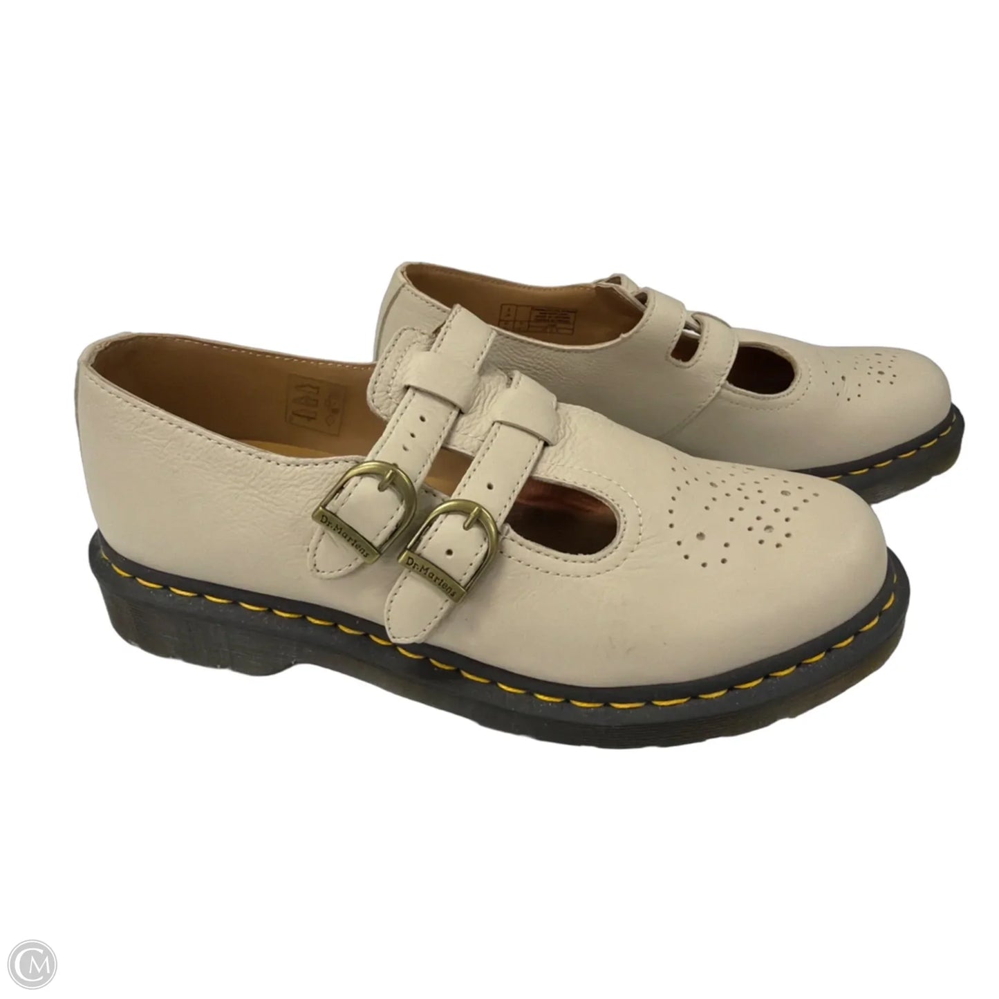 Shoes Flats By Dr Martens In Tan, Size: 11