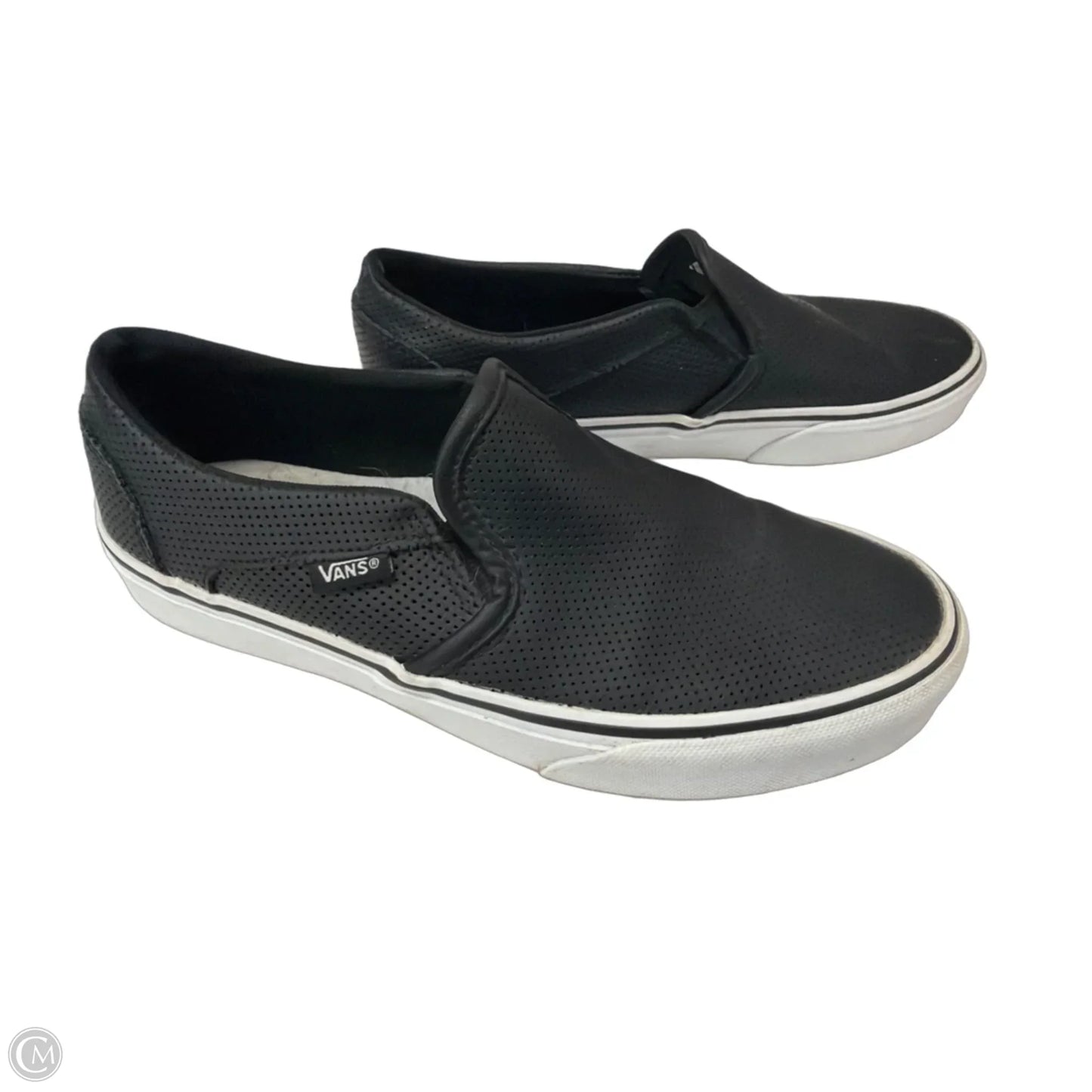 Sandals Flats By Vans In Black, Size: 7