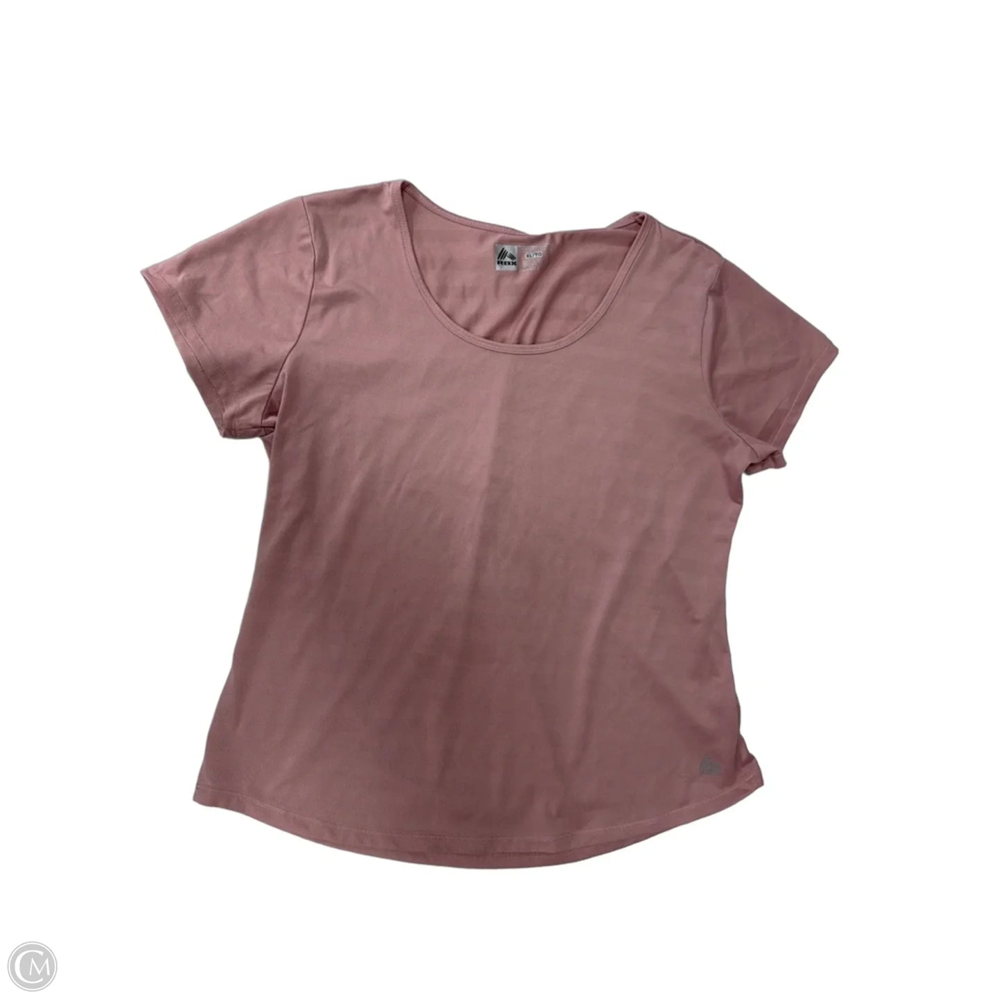 Athletic Top Short Sleeve By Rbx In Pink, Size: Xl