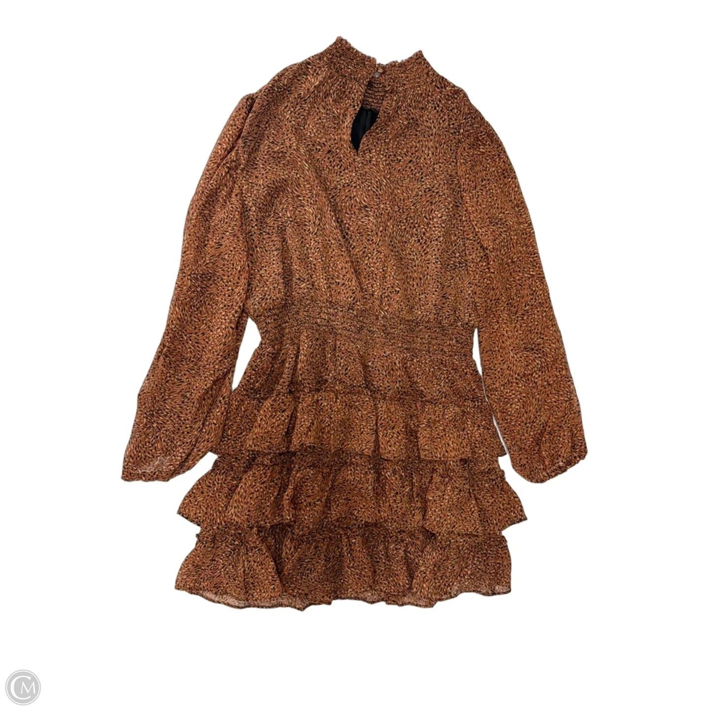 Dress Casual Short By Express In Brown, Size: M