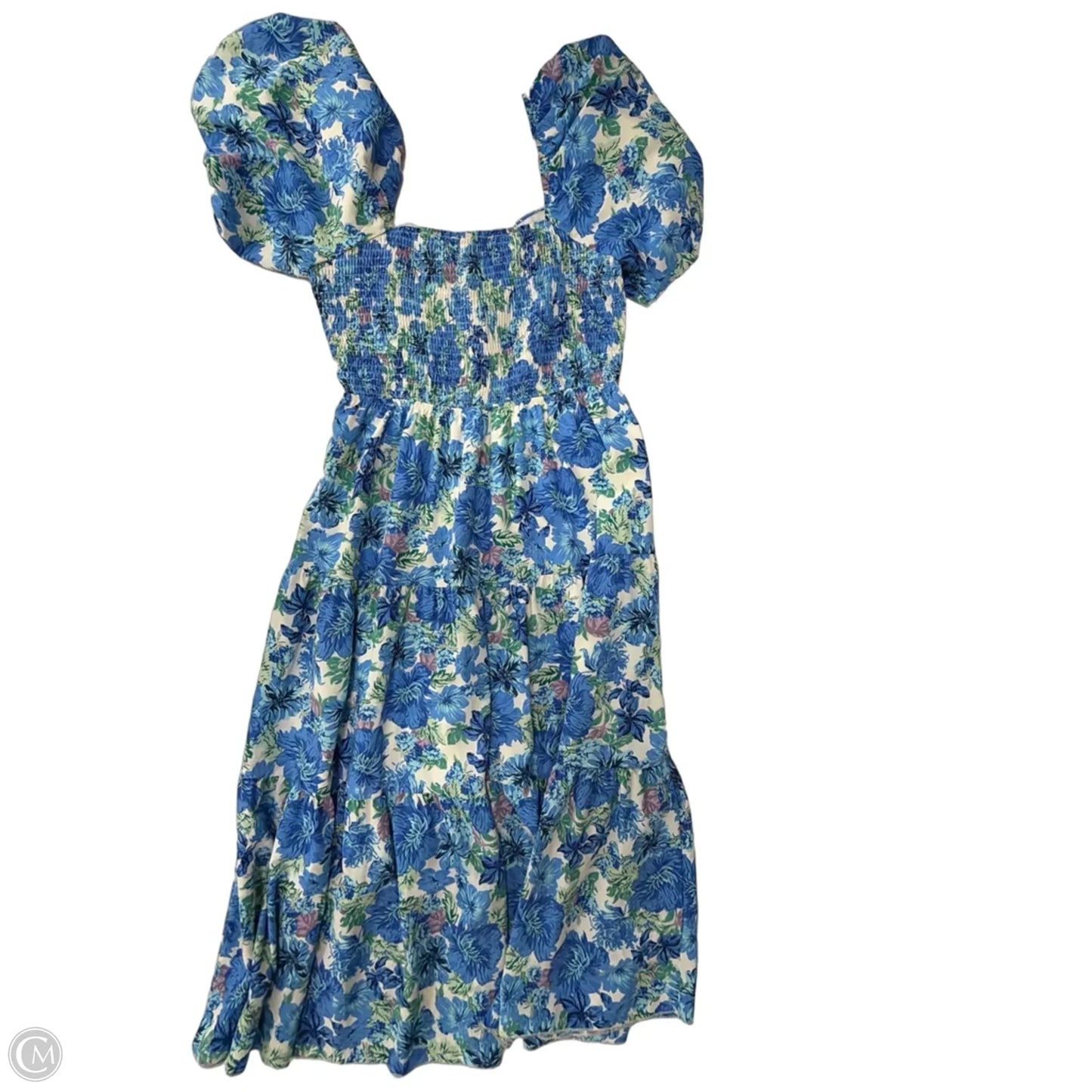 Dress Casual Midi By Btfbm In Tropical Print, Size: M
