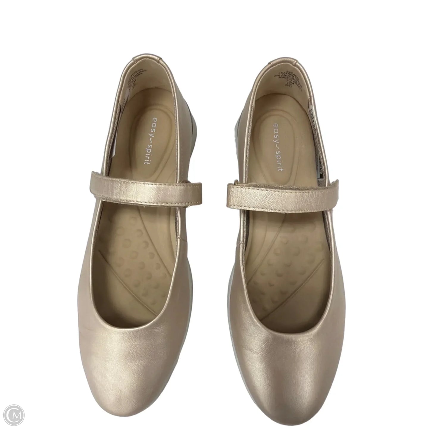 Shoes Flats By Easy Spirit In Gold, Size: 7.5