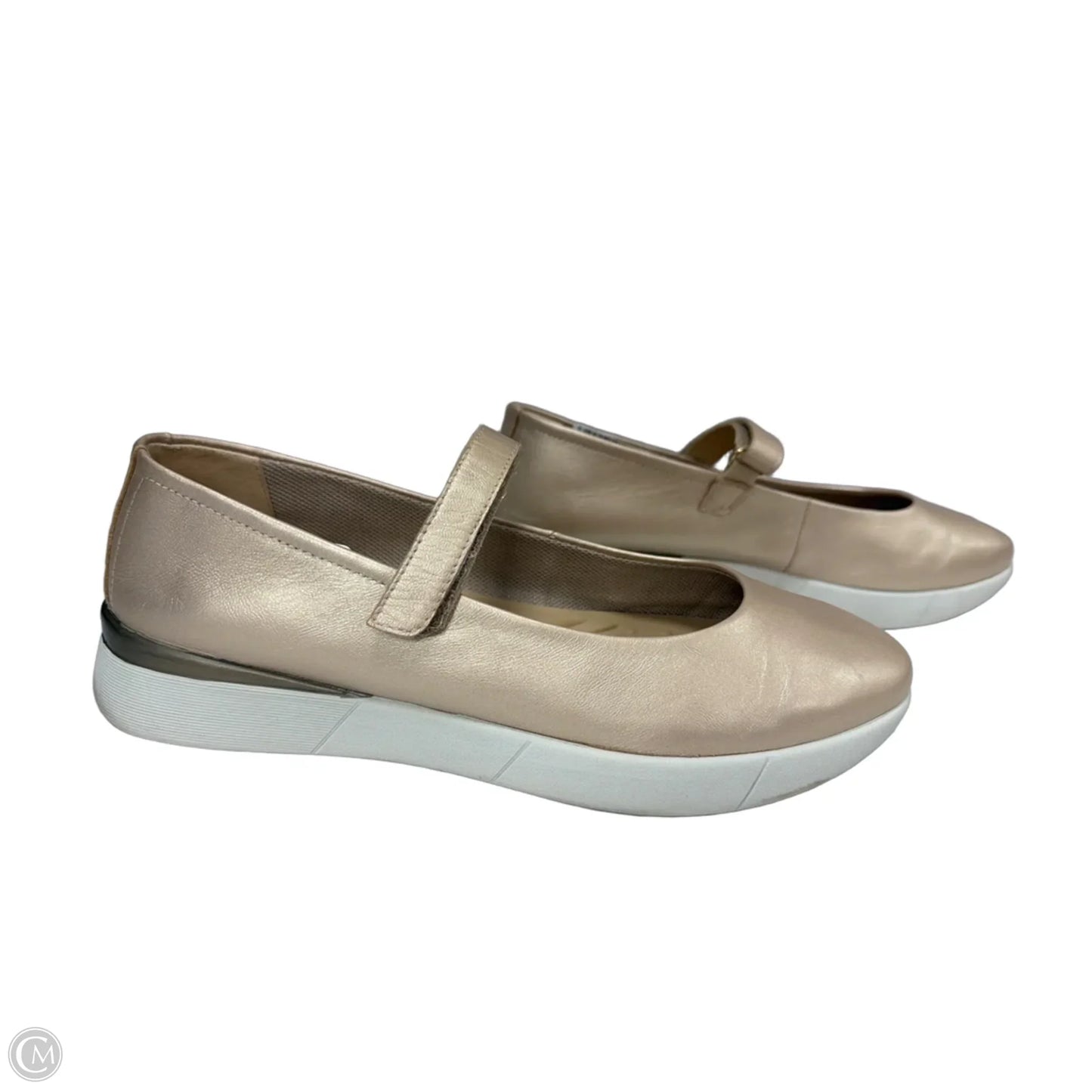 Shoes Flats By Easy Spirit In Gold, Size: 7.5