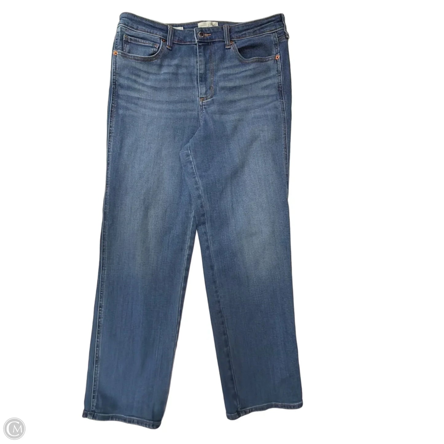Jeans Straight By Universal Thread In Blue Denim, Size: 14