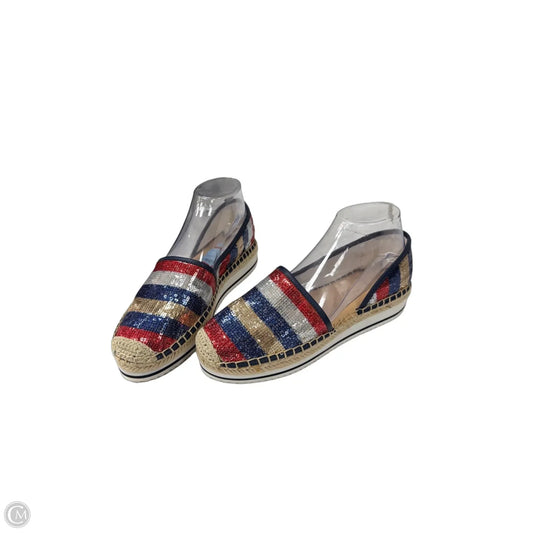 Shoes Flats By Tommy Hilfiger In Striped Pattern, Size: 8.5
