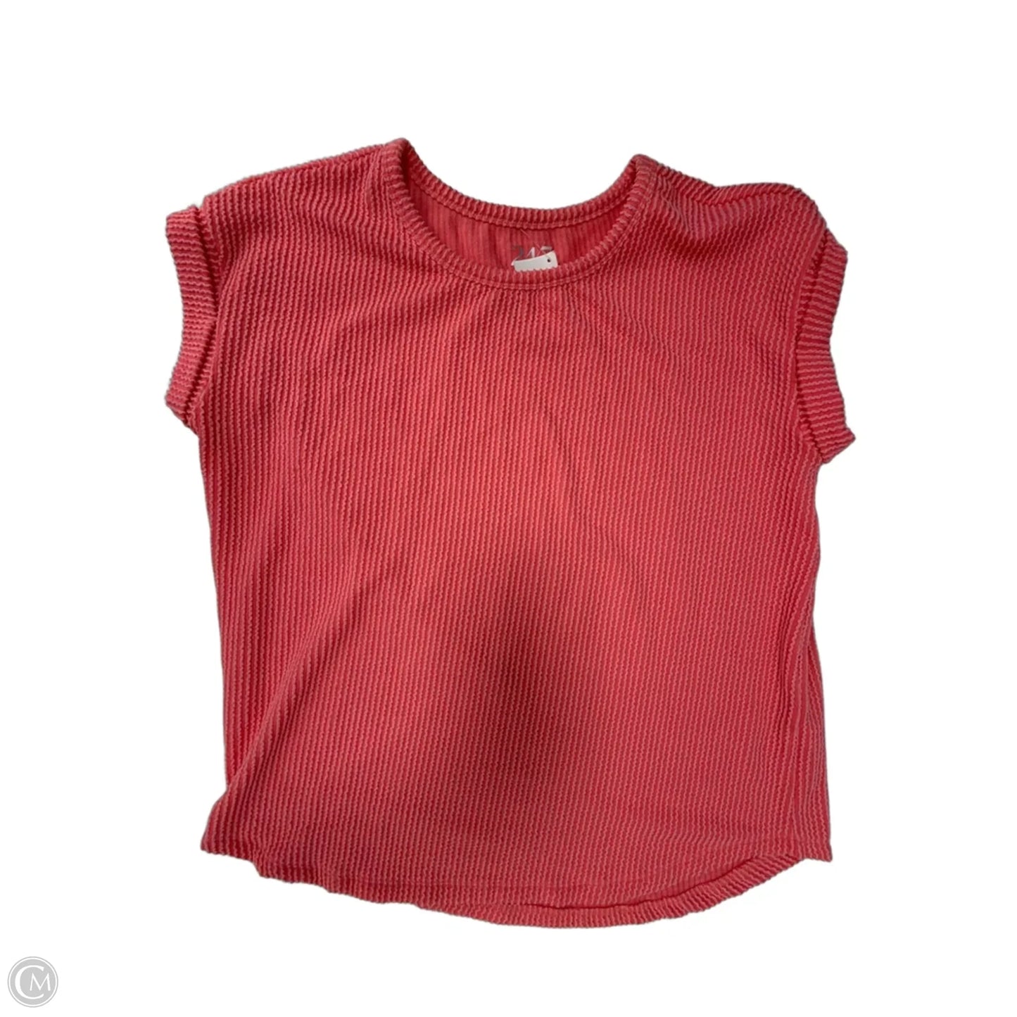 Top Short Sleeve By Maurices In Pink, Size: S
