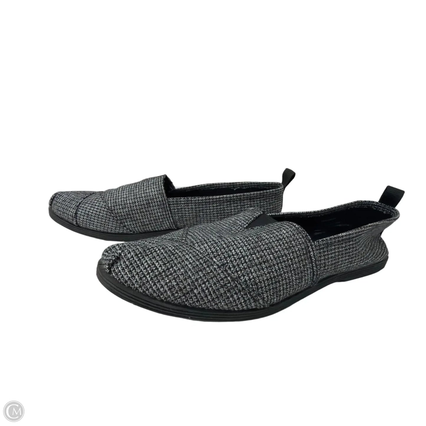 Shoes Flats By Serra In Black & Grey, Size: 9