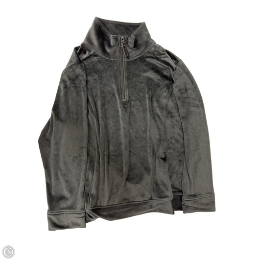Top Long Sleeve By Croft And Barrow In Black, Size: 1x