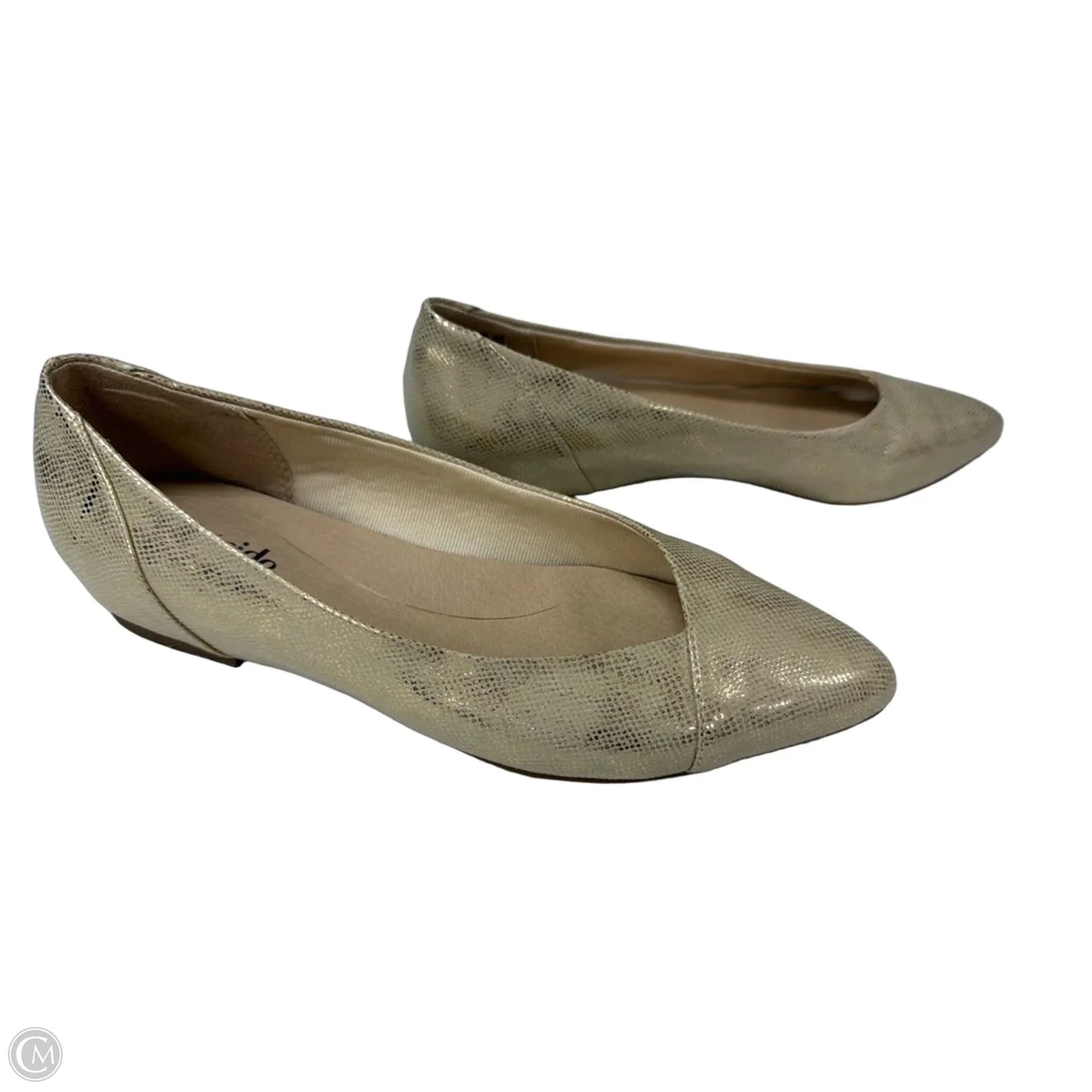 Shoes Flats By Life Stride In Gold, Size: 7.5