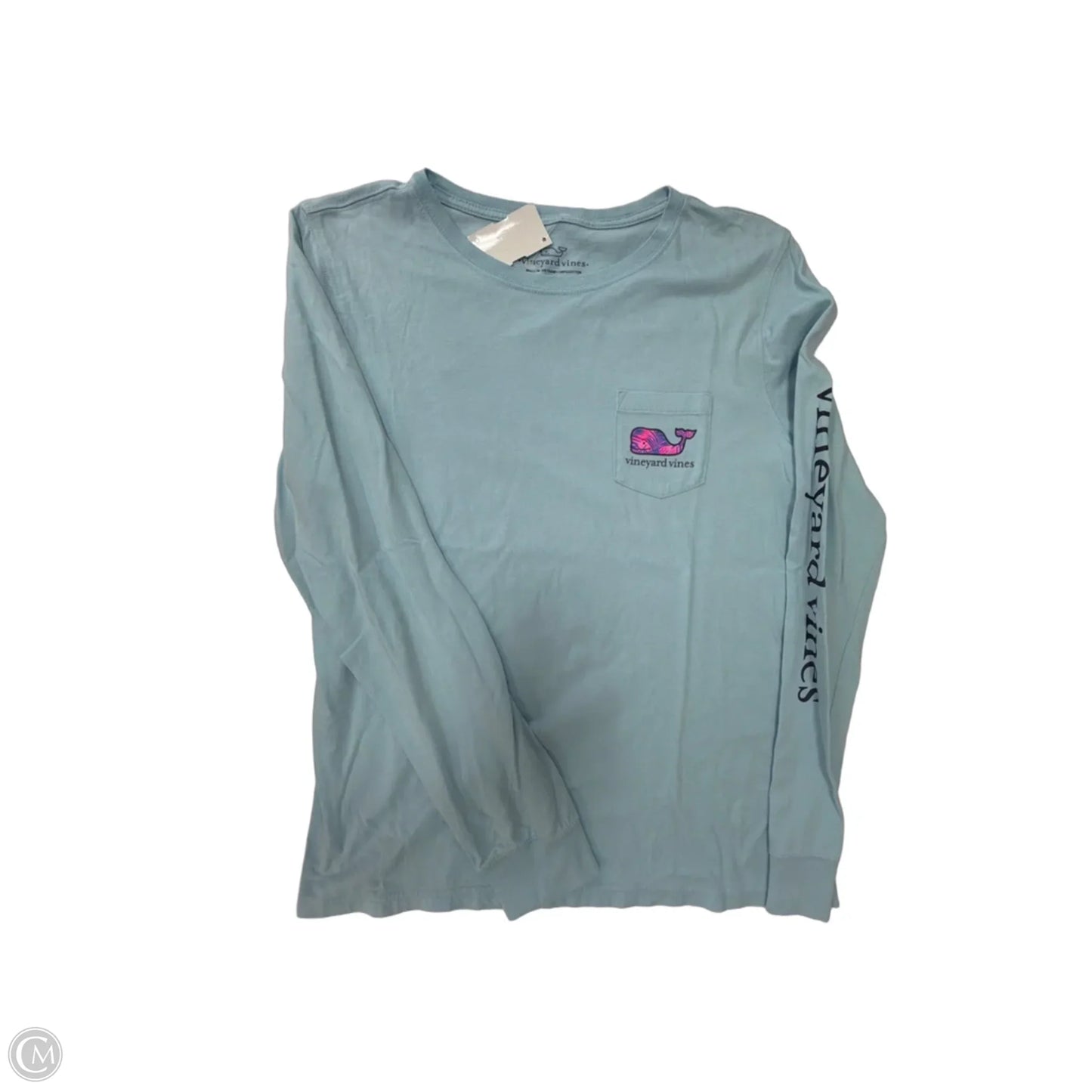 Top Long Sleeve By Vineyard Vines In Blue, Size: S