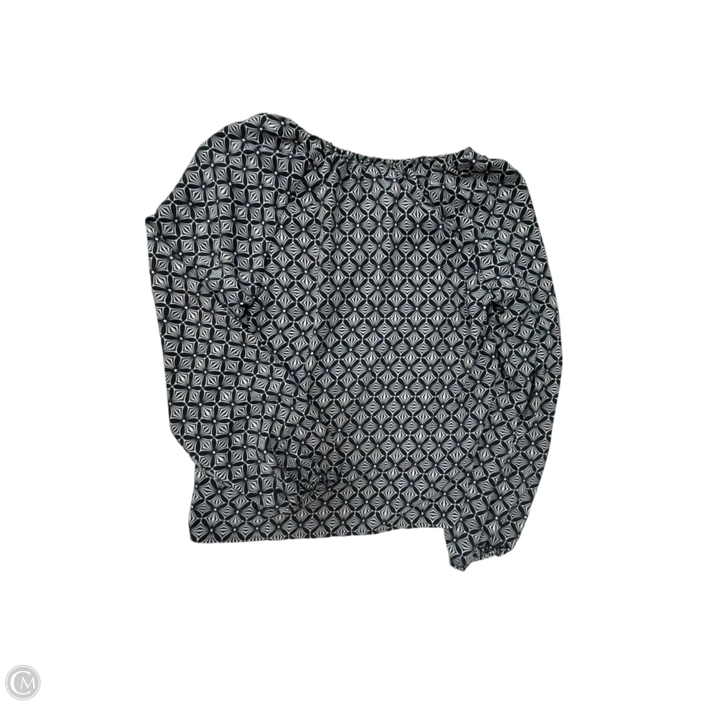 Top Long Sleeve By Loft In Black, Size: M