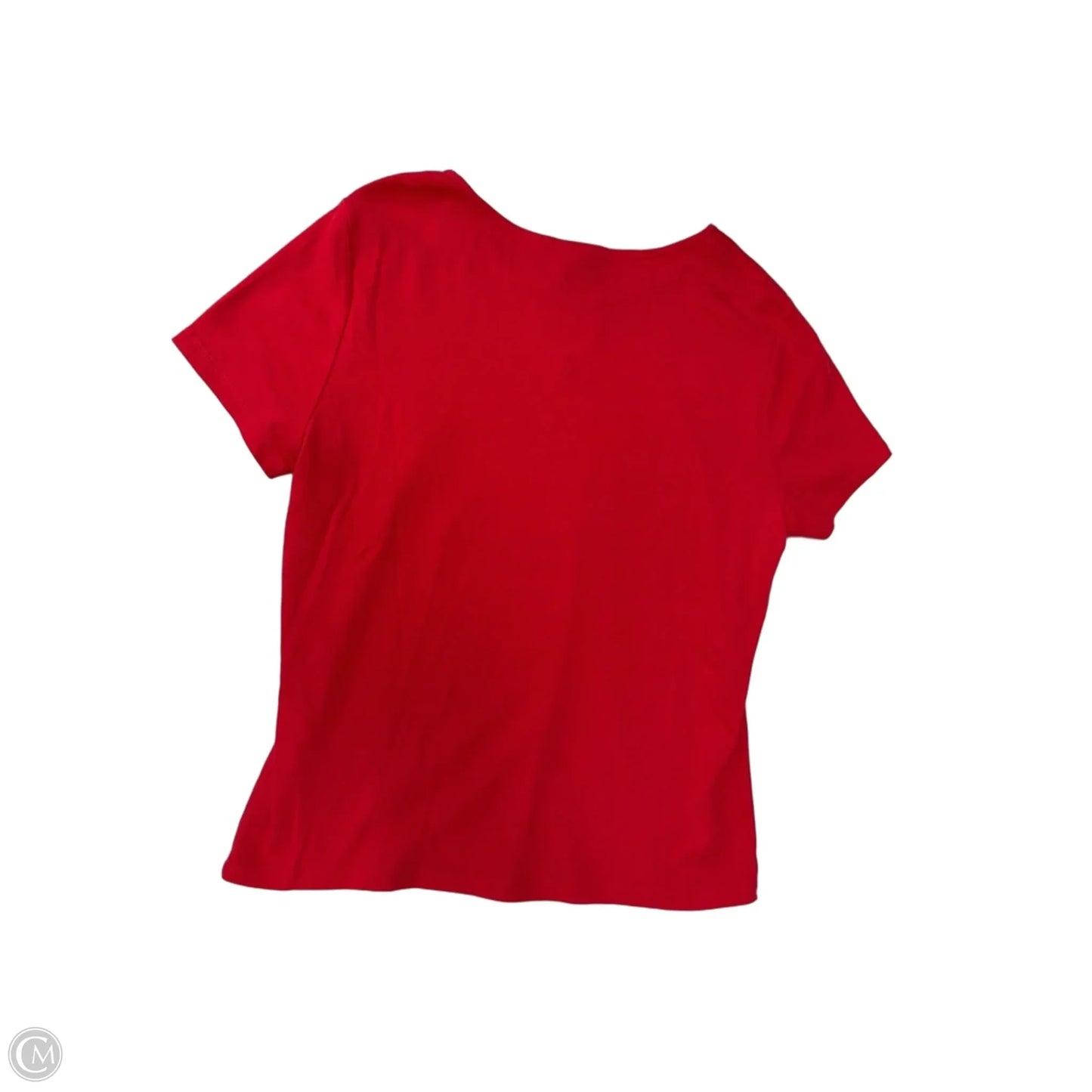Top Short Sleeve By Rafaella In Red, Size: Xl