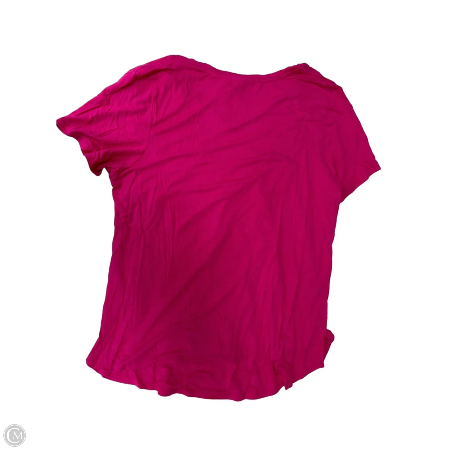 Top Short Sleeve By Grace + Karma In Pink, Size: Xl