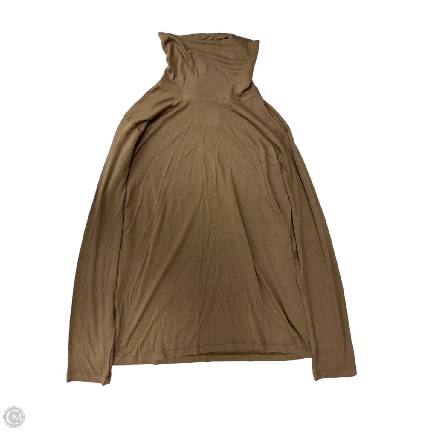 Top Long Sleeve By Clothes Mentor In Brown, Size: 1x