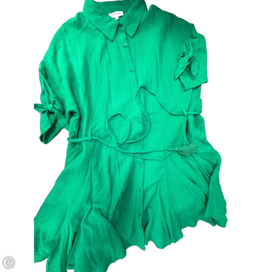 Dress Casual Midi By Gilli In Green, Size: 2x