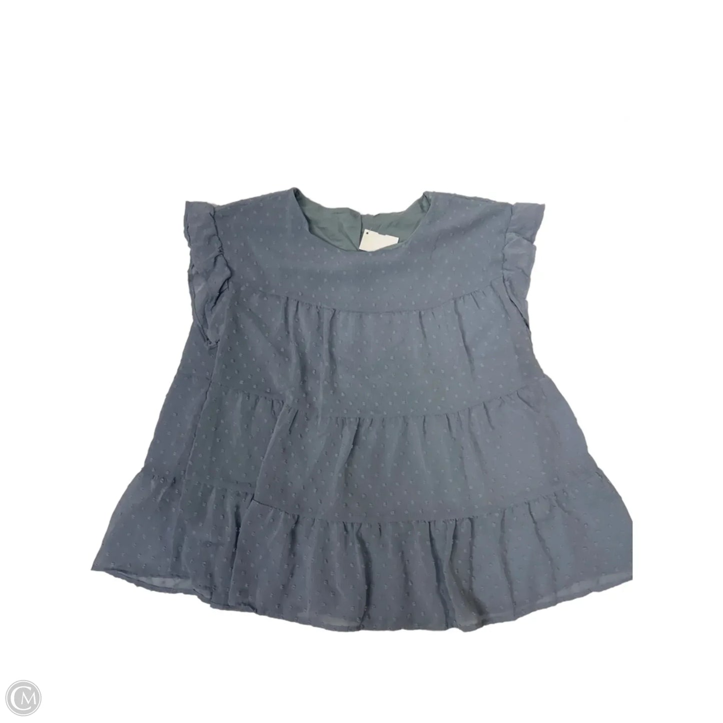 Top Sleeveless By Cmf In Blue, Size: M
