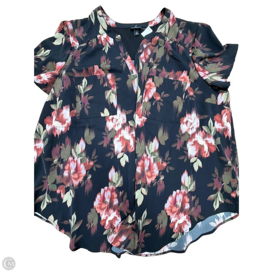 Top Short Sleeve By Torrid In Floral Print, Size: 3x