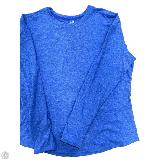 Athletic Top Long Sleeve Crewneck By Avia In Purple, Size: Xl