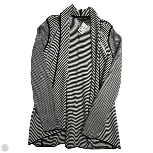 Cardigan By Talbots In Striped Pattern, Size: M