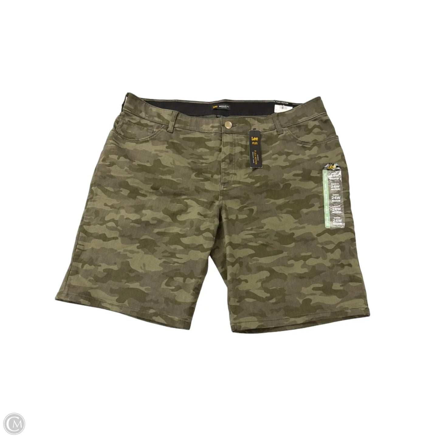 Shorts By Lee In Camouflage Print, Size: 24