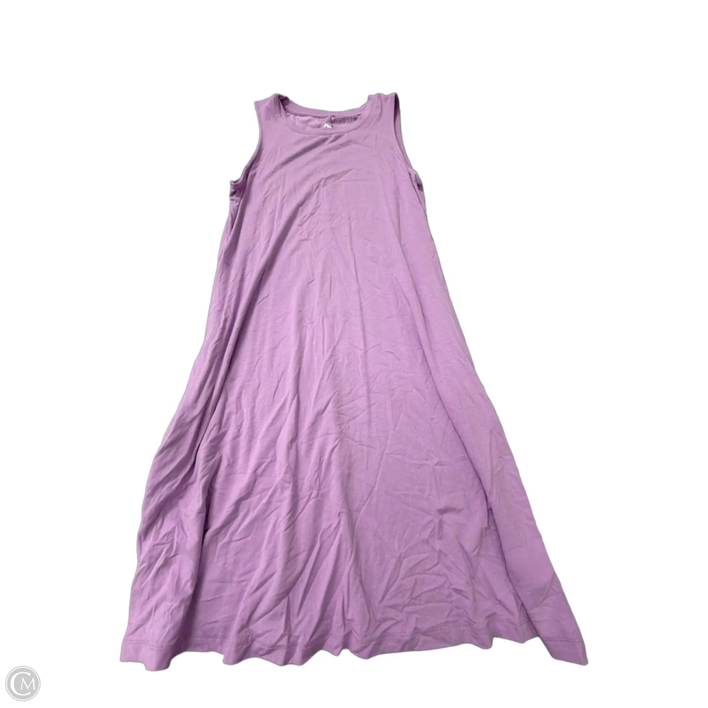 Dress Casual Midi By Time And Tru In Purple, Size: M