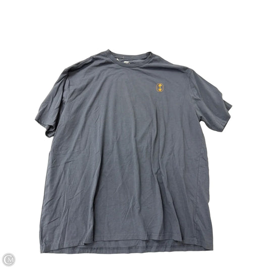 Top Short Sleeve By the lift box In Blue, Size: 3x