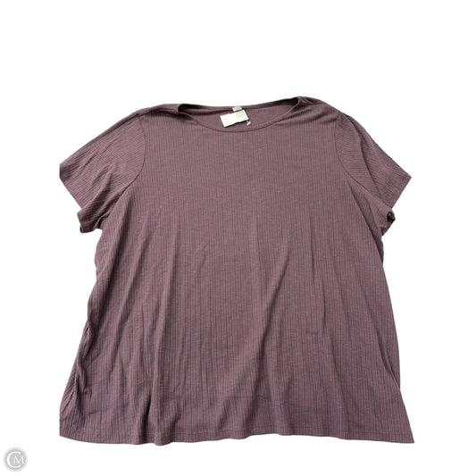 Top Short Sleeve By Old Navy In Purple, Size: 3x