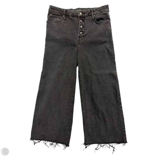 Pants Wide Leg By Time And Tru In Black Denim, Size: 10
