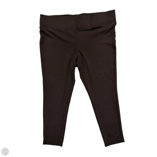 Pants Leggings By Avenue In Brown, Size: 18