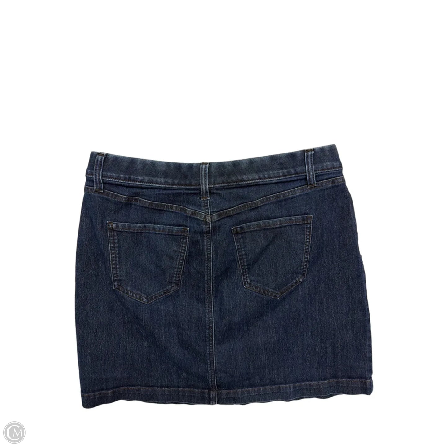 Skirt Mini & Short By Croft And Barrow In Blue Denim, Size: 12