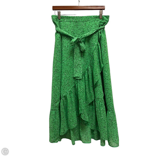 Skirt Maxi By Ann Taylor In Green, Size: S