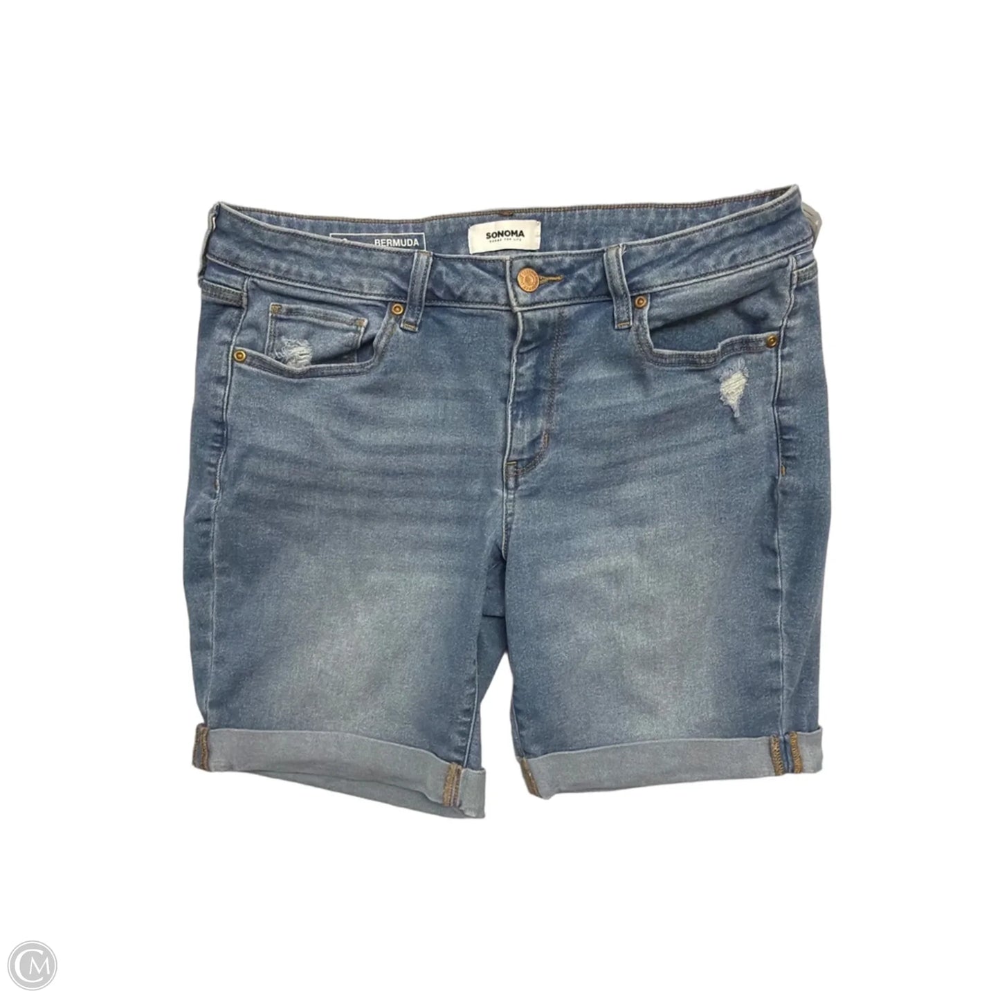 Shorts By Sonoma In Blue Denim, Size: 12