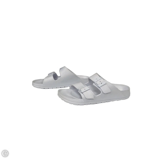 Sandals Flats By So In White, Size: 10