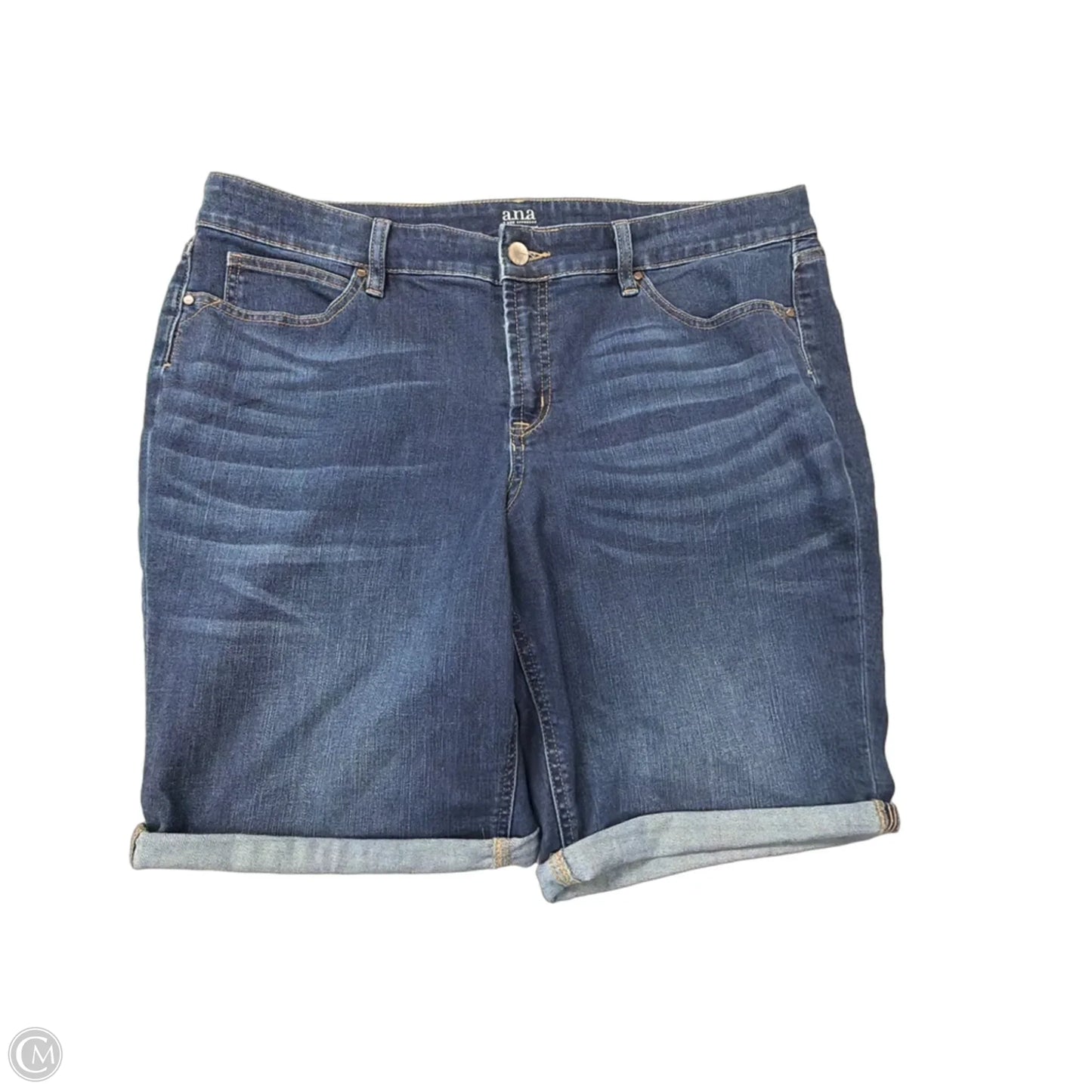 Shorts By Ana In Blue Denim, Size: 16