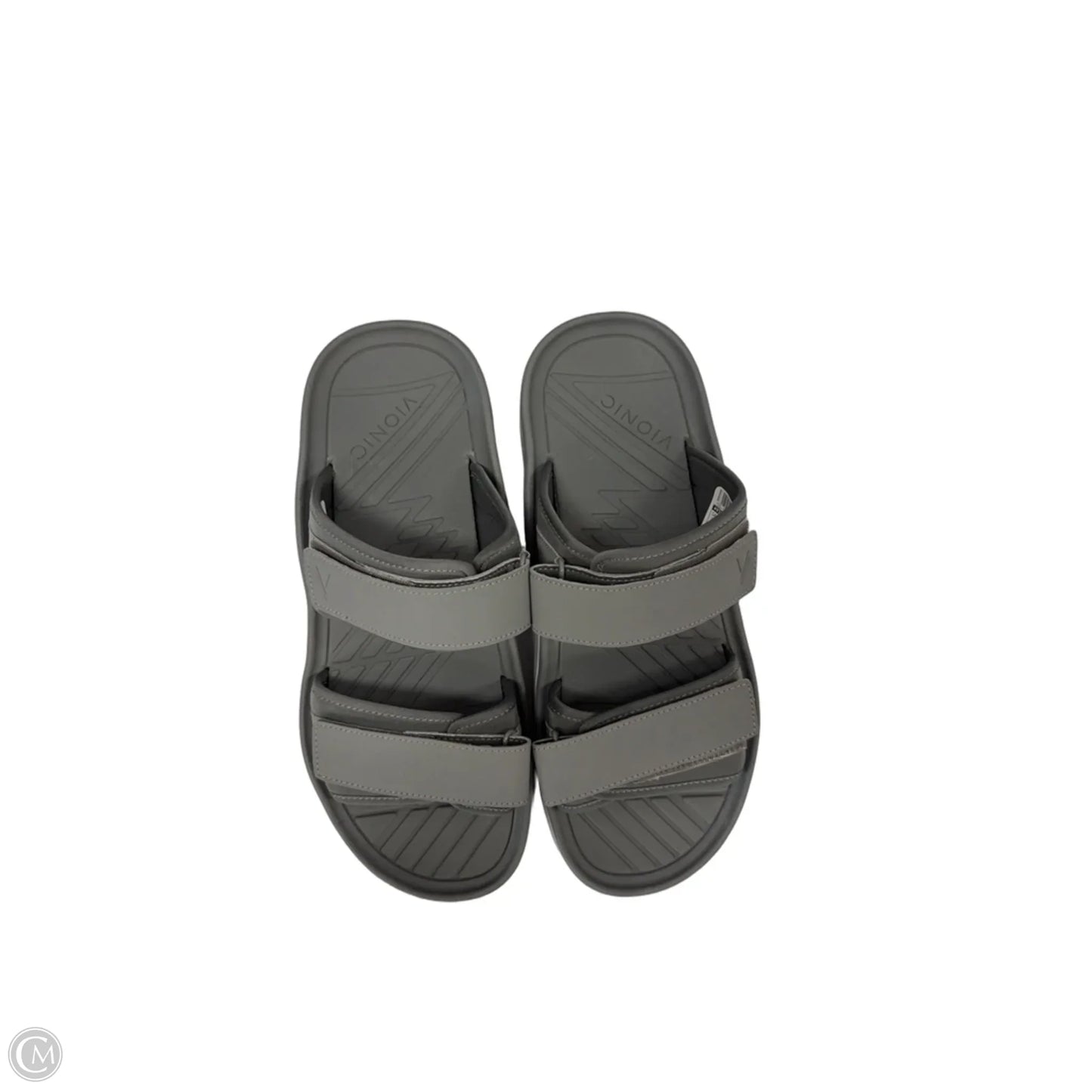 Sandals Flats By Vionic In Grey, Size: 13