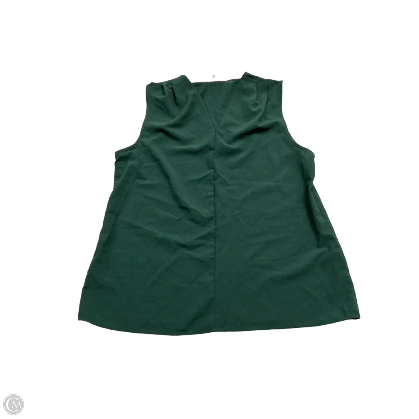 Top Sleeveless By Clothes Mentor In Green, Size: L