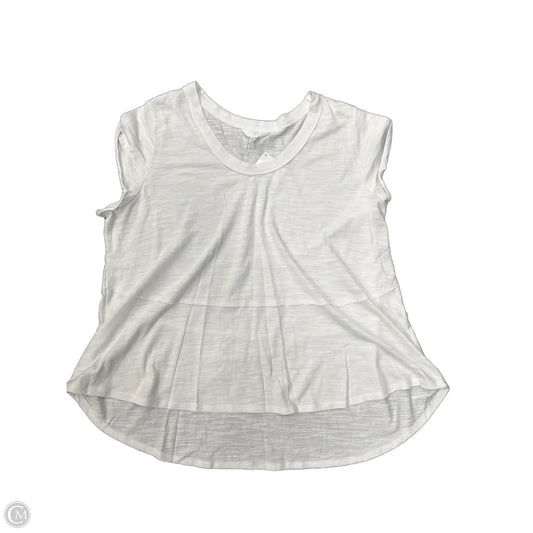 Top Short Sleeve By Time And Tru In White, Size: Xl