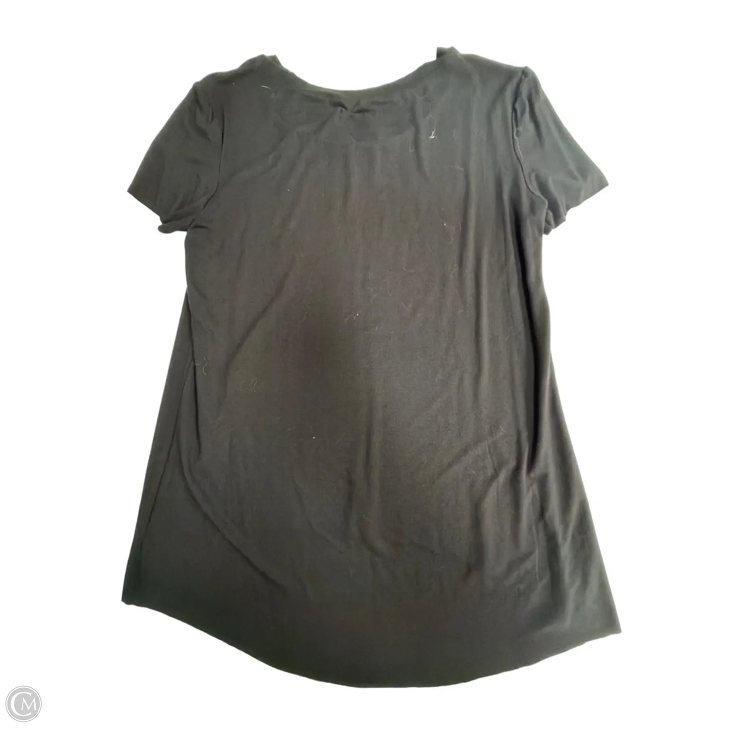 Top Short Sleeve By Chelsea And Theodore In Black, Size: M