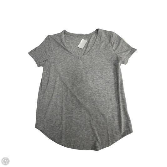 Top Short Sleeve Basic By So In Grey, Size: M