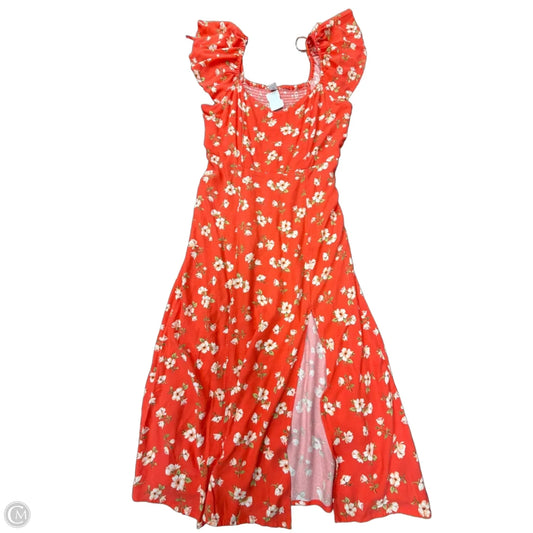 Dress Casual Maxi By Old Navy In Floral Print, Size: M