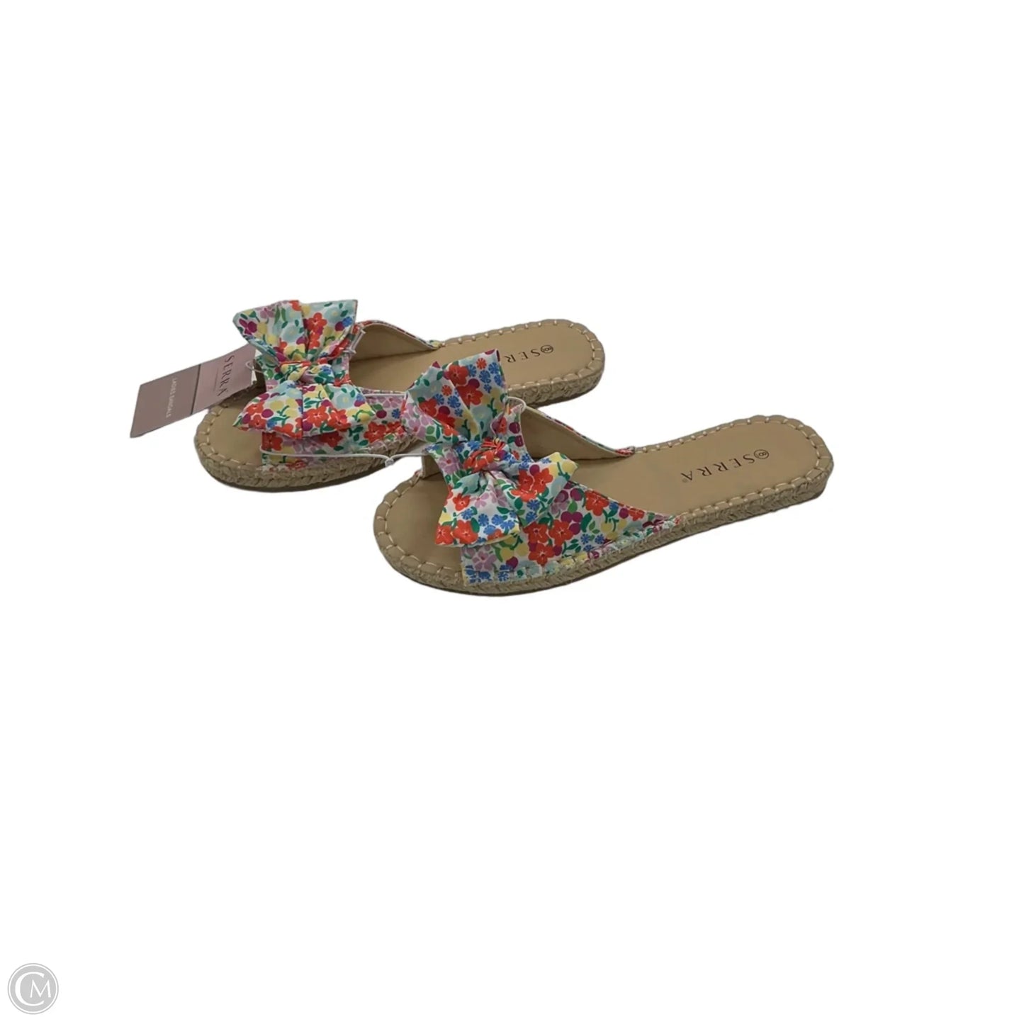Sandals Flats By Serra In Floral Print, Size: 8