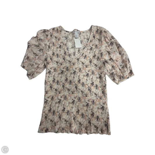 Top Short Sleeve By Nine West Apparel In Multi-colored, Size: S