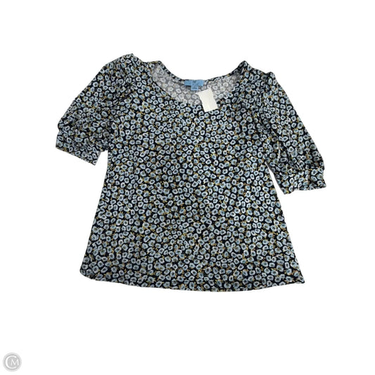 Top Short Sleeve By Cece In Floral Print, Size: S