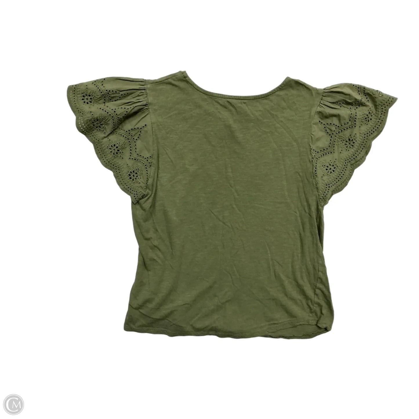 Top Short Sleeve By Maurices In Green, Size: M