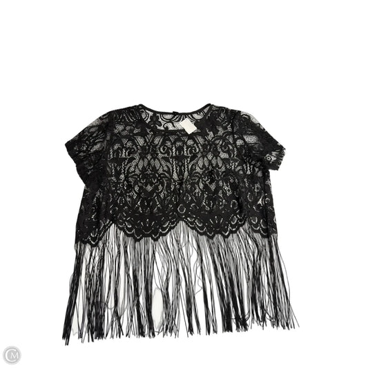 Top Short Sleeve By Shein In Black, Size: 2x