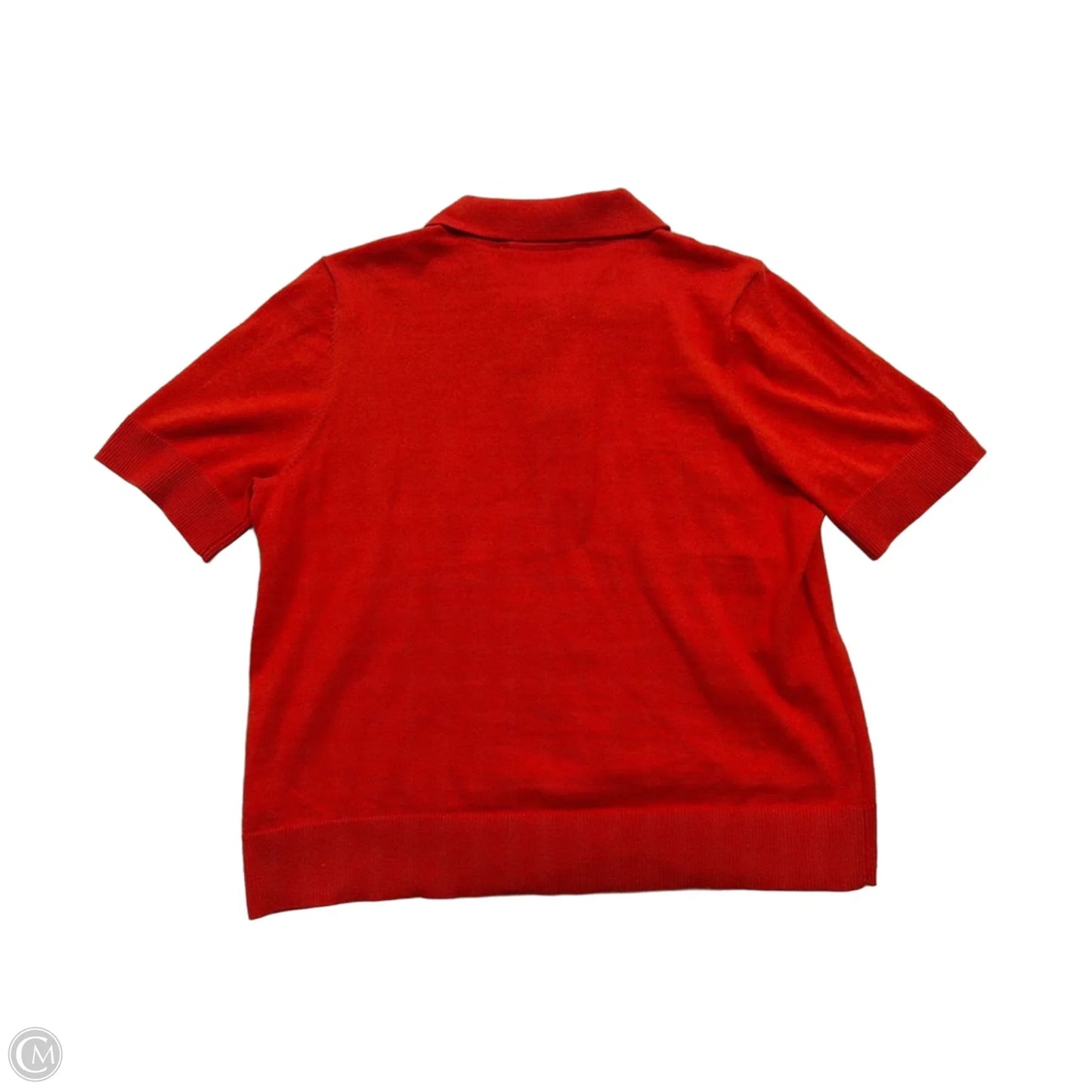 Top Short Sleeve By Michael By Michael Kors In Orange, Size: M