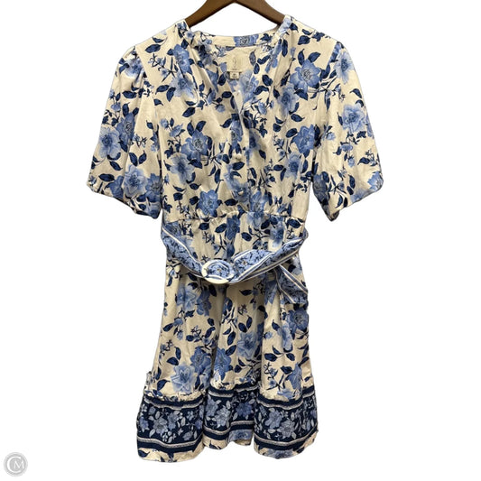 Dress Casual Midi By Joie In Floral Print, Size: M